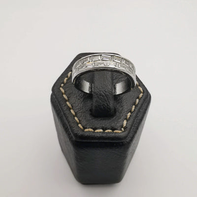 Flat Crystal Band - Golden/Silver Fashion Accessory Ring [R005] - Offer Hunts