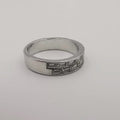 Flat Crystal Band - Golden/Silver Fashion Accessory Ring [R005] - Offer Hunts