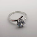 Design 1 - Silver Color Fashion Accessory Ring [R007] - Offer Hunts