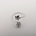 Star Adjustable Fashion Ring - Silver Color [R006] - Offer Hunts