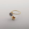 Star Adjustable Fashion Ring - Golden Color [R006] - Offer Hunts