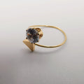 Arrow Adjustable Fashion Ring - Golden Color [R006] - Offer Hunts