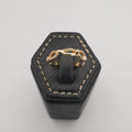 Rope Knuckle Midi Tea Fashion Ring - SILVER, GOLDEN, BLACK [R008] - Offer Hunts