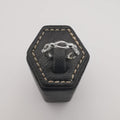 Rope Knuckle Midi Tea Fashion Ring - SILVER, GOLDEN, BLACK [R008] - Offer Hunts
