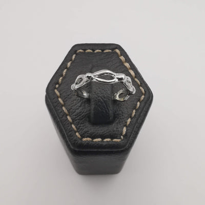 Rope Knuckle Midi Tea Fashion Ring - SILVER, GOLDEN, BLACK [R008] - Offer Hunts