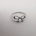 Bowtie Knuckle Midi Tea Fashion Ring - SILVER, GOLDEN, BLACK [R008] - Offer Hunts