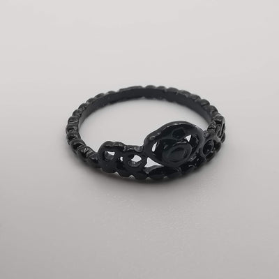 Crown Knuckle Midi Tea Fashion Ring - SILVER, GOLDEN, BLACK [R008] - Offer Hunts