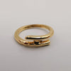 Double Pin Knuckle Midi Tea Fashion Ring - SILVER, GOLDEN, BLACK [R008] - Offer Hunts