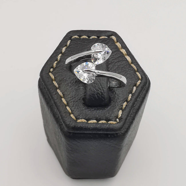 Design 1 - Silver Color Fashion Accessory Ring [R003] - Offer Hunts