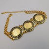 24K Gold Plated Tri-Coin Bracelet - Offer Hunts