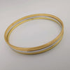 18K Gold Plated Bracelet 3 Piece Set - Stainless Steel - Offer Hunts