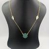 24K Gold Plated Hive Hand of God Necklace - Offer Hunts