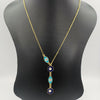 24K Gold Plated Dangling Eye Protector Necklace - Offer Hunts