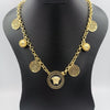 24K Gold Plated Versac.e Hive Egg Necklace - Offer Hunts