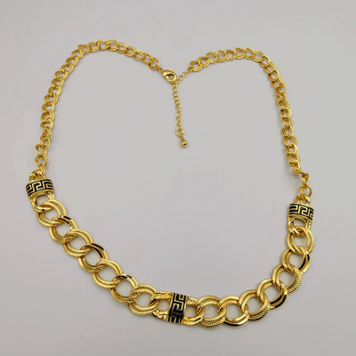 24K Gold Plated Versac.e Chain Necklace - Offer Hunts