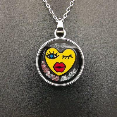 Round Pendant Necklace - Multiple Designs - Offer Hunts