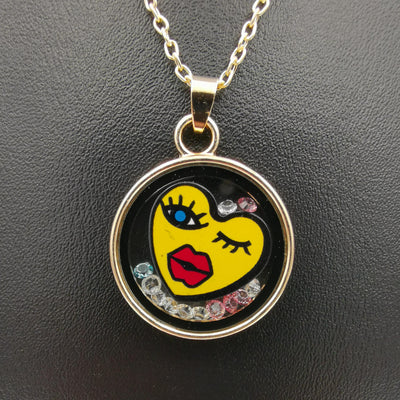 Round Pendant Necklace - Multiple Designs - Offer Hunts