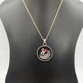 Round Pendant Necklace - Multiple Designs - Offer Hunts
