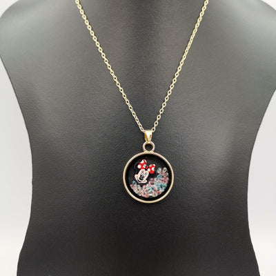 Round Pendant Necklace - Multiple Designs - Offer Hunts