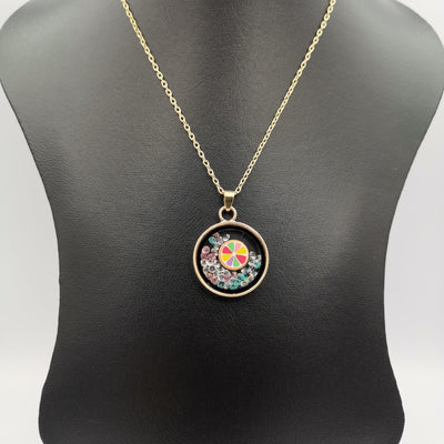 Round Pendant Necklace - Multiple Designs - Offer Hunts