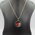 Round Pendant Necklace - Multiple Designs - Offer Hunts