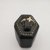 Petal Gem Ring [SIZE 16] - 18K Gold Plate - Jack Fan Collection [001] - Offer Hunts
