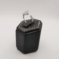 Triangle Gem Ring [SIZE 15] - 18K Gold Plate - Jack Fan Collection [001] - Offer Hunts