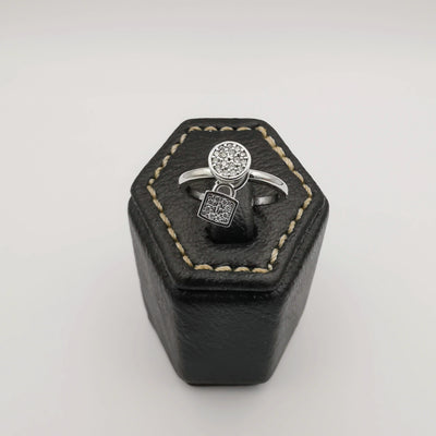 Padlock Ring - 18K Gold Plate - Jack Fan Collection [001] - Offer Hunts