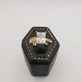 Rectangular Gem Ring [Adjustable Size] - 18K Gold Plate - Jack Fan Collection [001] - Offer Hunts