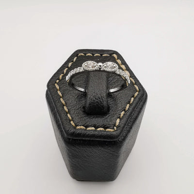 Bi-Oval Gem Ring [SIZE 17] - 18K Gold Plate - Jack Fan Collection [002] - Offer Hunts