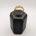Tri-Band Gem Ring [SIZE 17] - 18K Gold Plate - Jack Fan Collection [002] - Offer Hunts