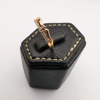 Crown Band Ring [SIZE 17] - 18K Gold Plate - Jack Fan Collection [002] - Offer Hunts