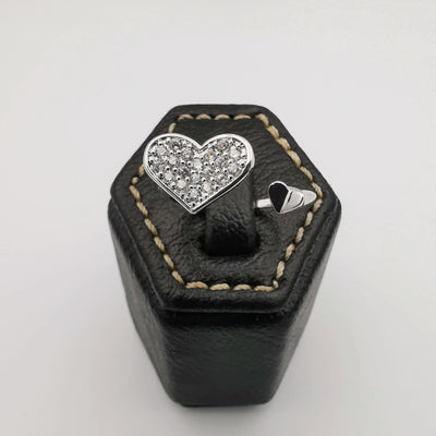 Double Hearted Ring [Adjustable Size] - 18K Gold Plate - Jack Fan Collection [003] - Offer Hunts