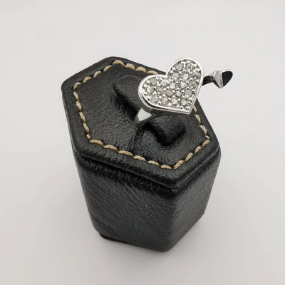 Double Hearted Ring [Adjustable Size] - 18K Gold Plate - Jack Fan Collection [003] - Offer Hunts
