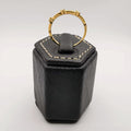 Dubbed Crystal Band Ring - 18K Gold Plate - Jack Fan Collection [003] - Offer Hunts