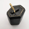 Dubbed Crystal Band Ring - 18K Gold Plate - Jack Fan Collection [003] - Offer Hunts