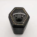 Flat Crystal Band Ring [SIZE 15] - 18K Gold Plate - Jack Fan Collection [003] - Offer Hunts