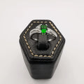 Green Gem Ring [SIZE 16] - 18K Gold Plate - Jack Fan Collection [004] - Offer Hunts