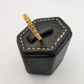 Mini Crown Gem Ring [SIZE 17] - 18K Gold Plate - Jack Fan Collection [004] - Offer Hunts