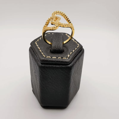 Heart Ring [SIZE 18] - 18K Gold Plate - Jack Fan Collection [005] - Offer Hunts