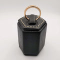 Flat Gem Band Ring [SIZE 17] - 18K Gold Plate - Jack Fan Collection [006] - Offer Hunts