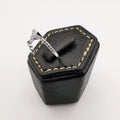 Dangling Silver Heart Ring [SIZE 17] - 18K Gold Plate - Jack Fan Collection [006] - Offer Hunts