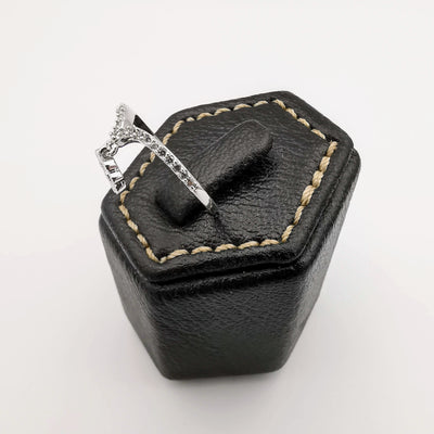 Dangling Silver Heart Ring [SIZE 17] - 18K Gold Plate - Jack Fan Collection [006] - Offer Hunts