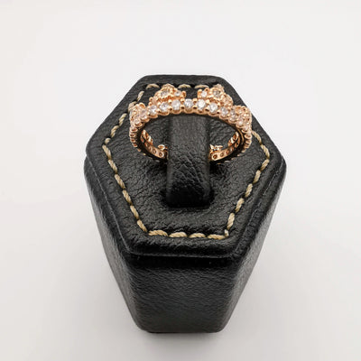 Golden Crown Ring [SIZE 16] - 18K Gold Plate - Jack Fan Collection [006] - Offer Hunts