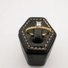 Simple Gem Band Ring [SIZE 18] - 18K Gold Plate - Jack Fan Collection [006] - Offer Hunts