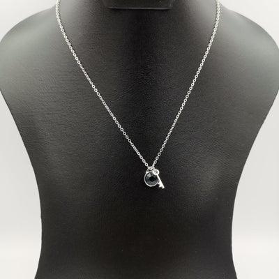 Key Locket Necklace - Golden and Silver - Offer Hunts