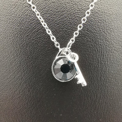 Key Locket Necklace - Golden and Silver - Offer Hunts