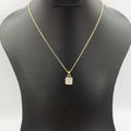 Locket Necklace - Golden and Silver - Offer Hunts