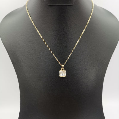 Locket Necklace - Golden and Silver - Offer Hunts