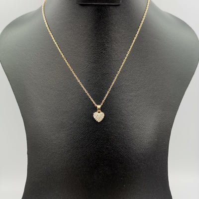 Heart Necklace - Golden and Silver - Offer Hunts